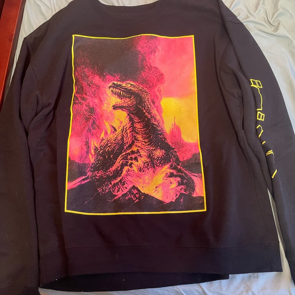 Godzilla sweat shirt